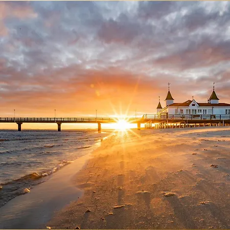 Sonneninsel Haus Abendrot Obergeschoss Appartement Loddin