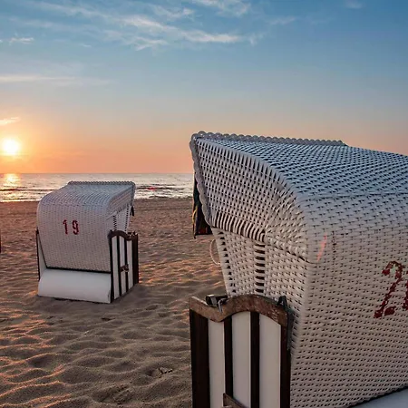 Sonneninsel Haus Abendrot Obergeschoss Loddin